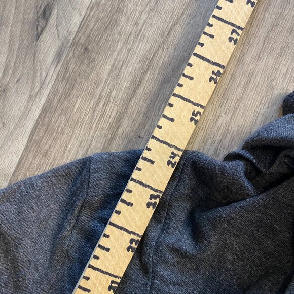 Gap Gray Lightweight Cowl Neck Long Sleeve Shirt Size Small - Picture 5 of 7
